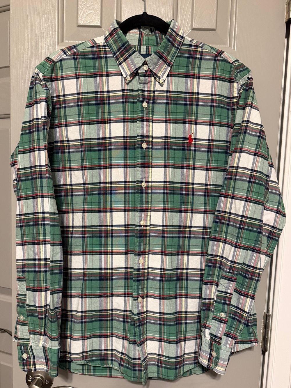 Ralph Lauren Men’s Large Plaid Long Sleeve Button Down